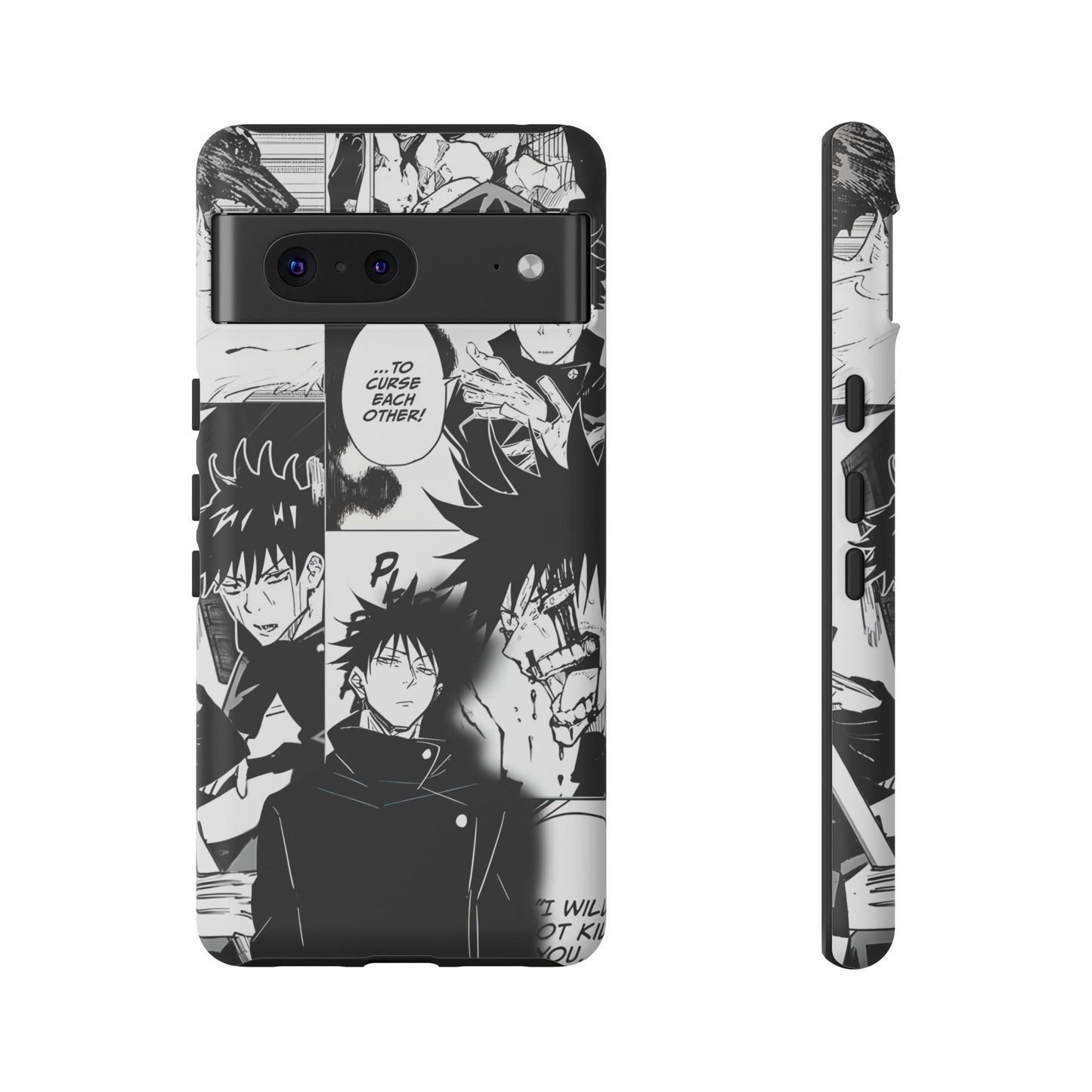 JJK Megumi Manga Style Phone Case
