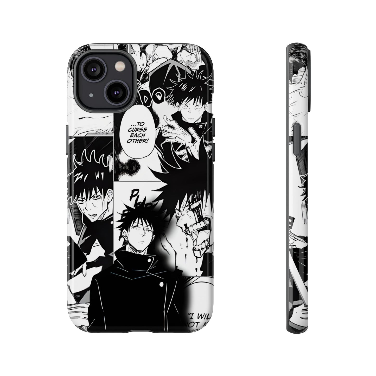 JJK Megumi Manga Style Phone Case