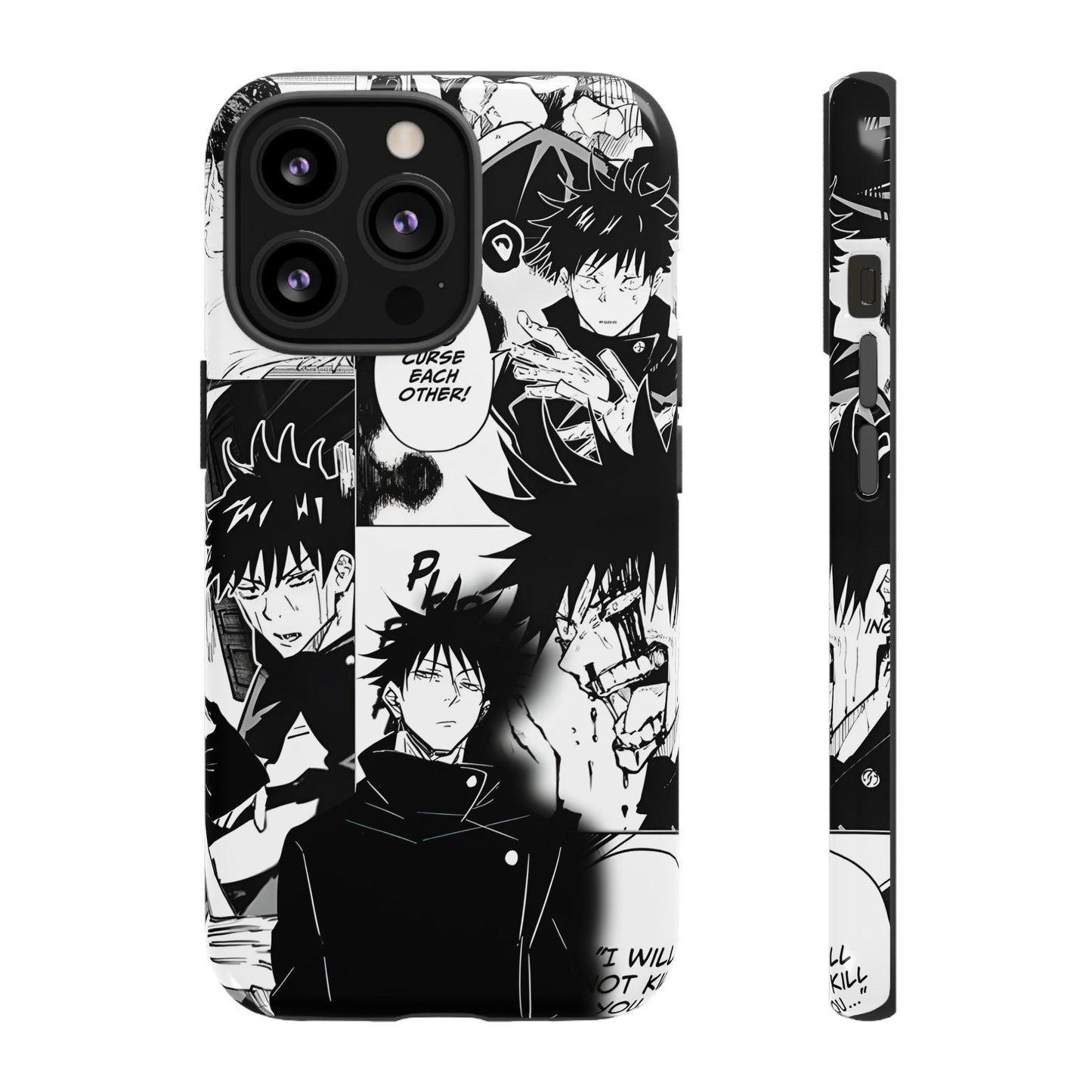 JJK Megumi Manga Style Phone Case