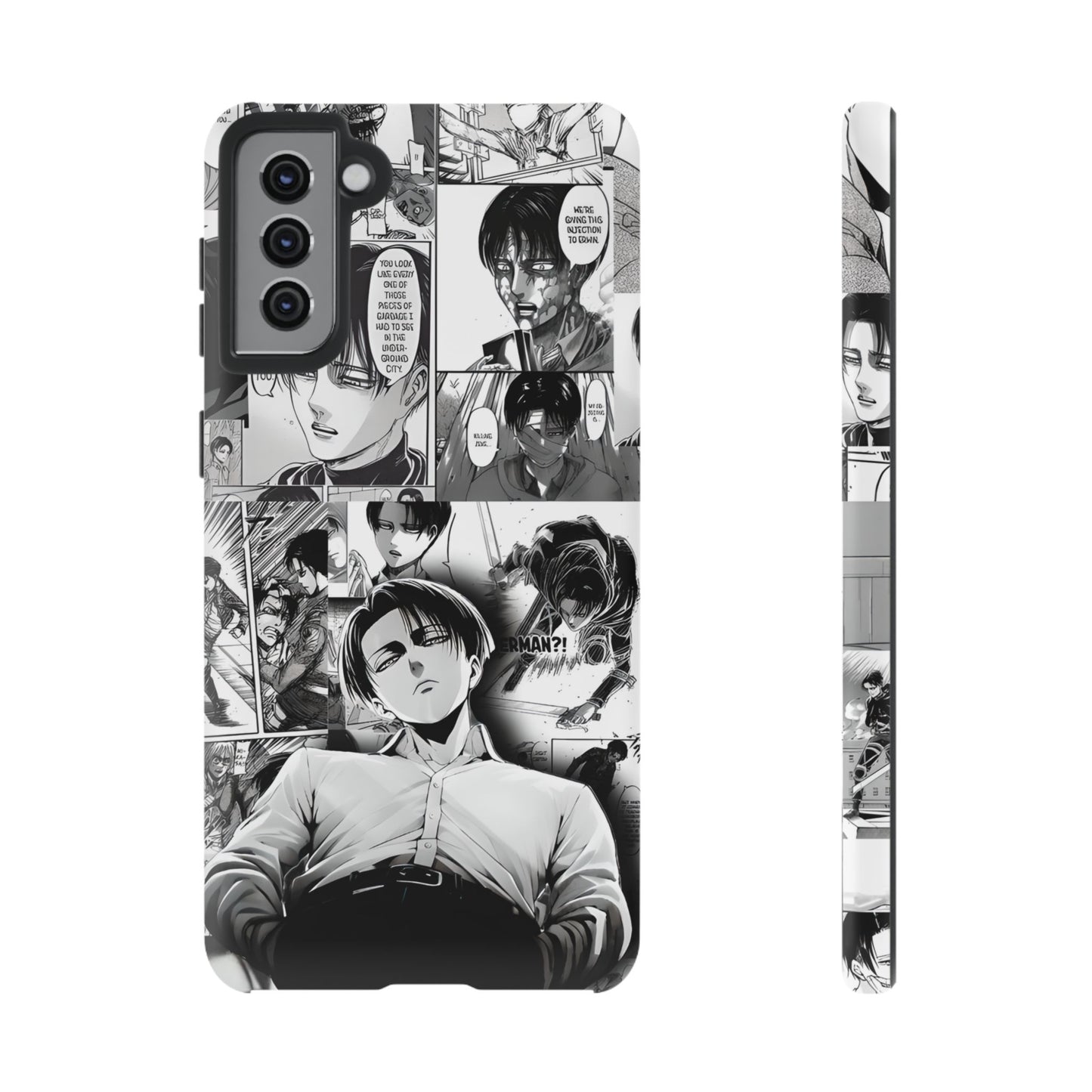 AOT Levi Ackermann Manga Style Phone Case