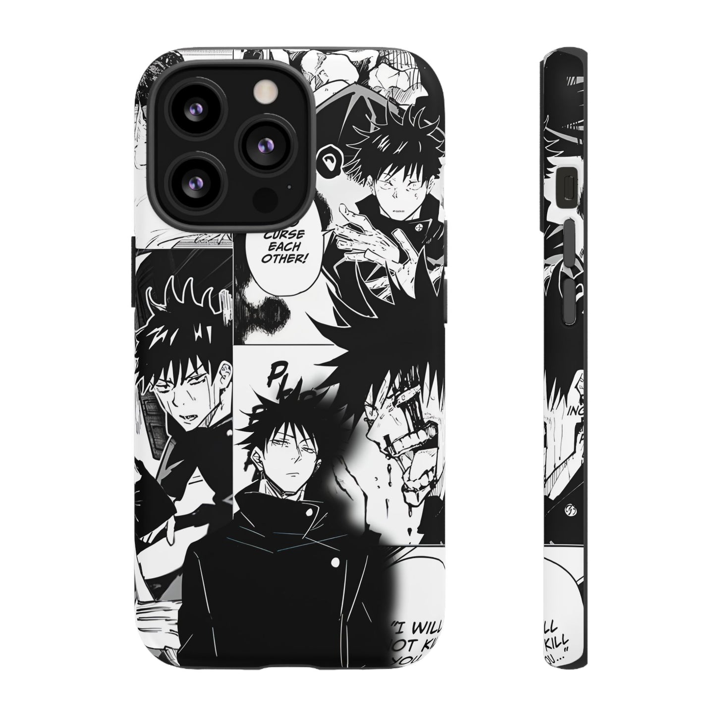 JJK Megumi Manga Style Phone Case