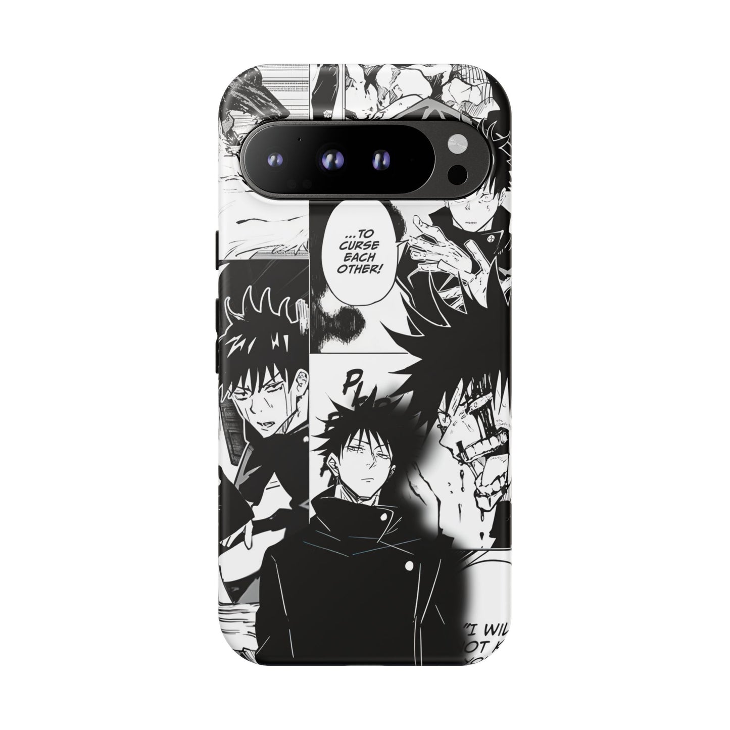 JJK Megumi Manga Style Phone Case