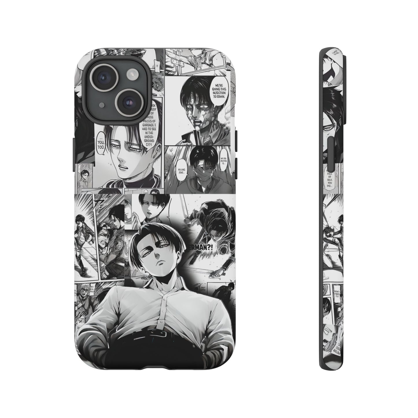 AOT Levi Ackermann Manga Style Phone Case