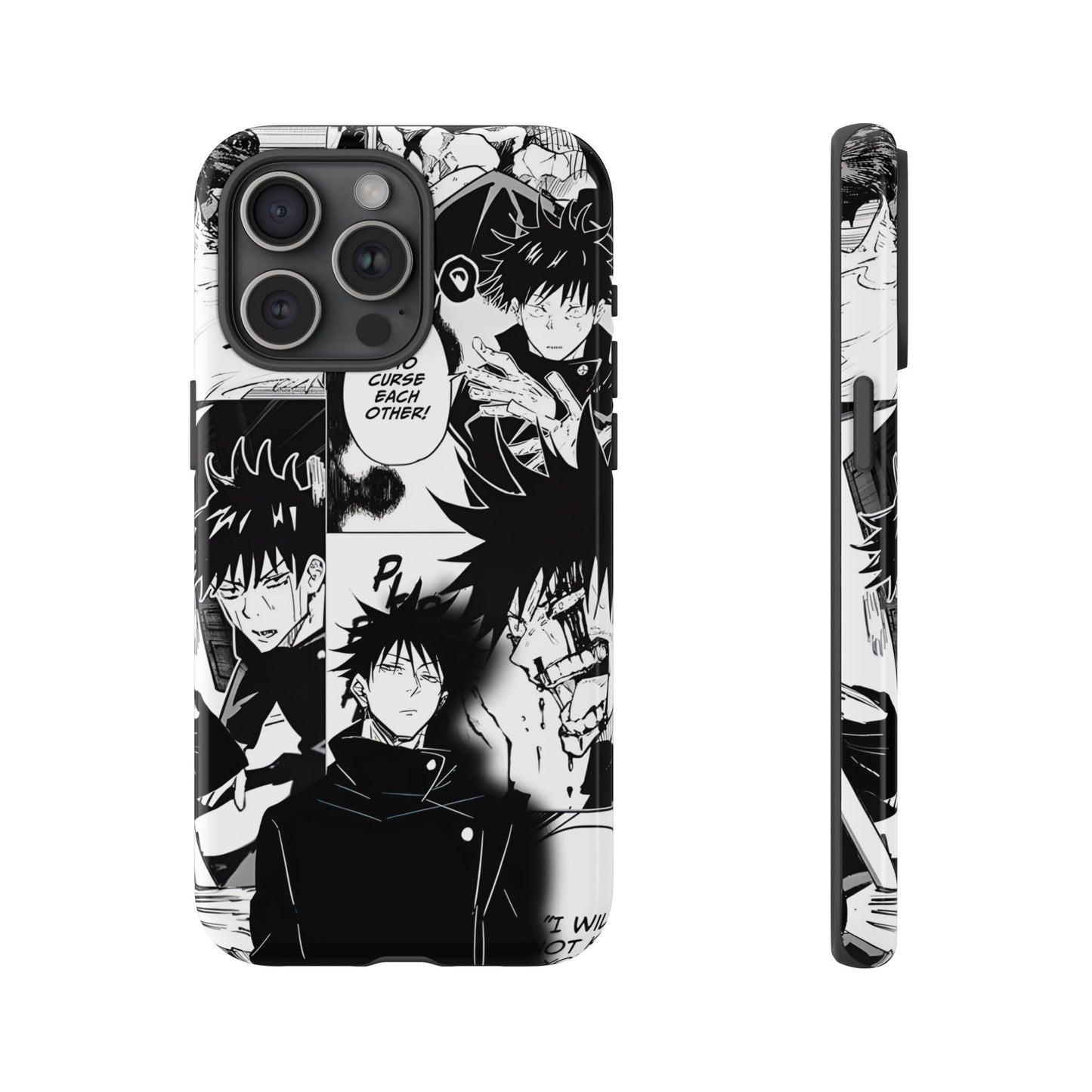 JJK Megumi Manga Style Phone Case