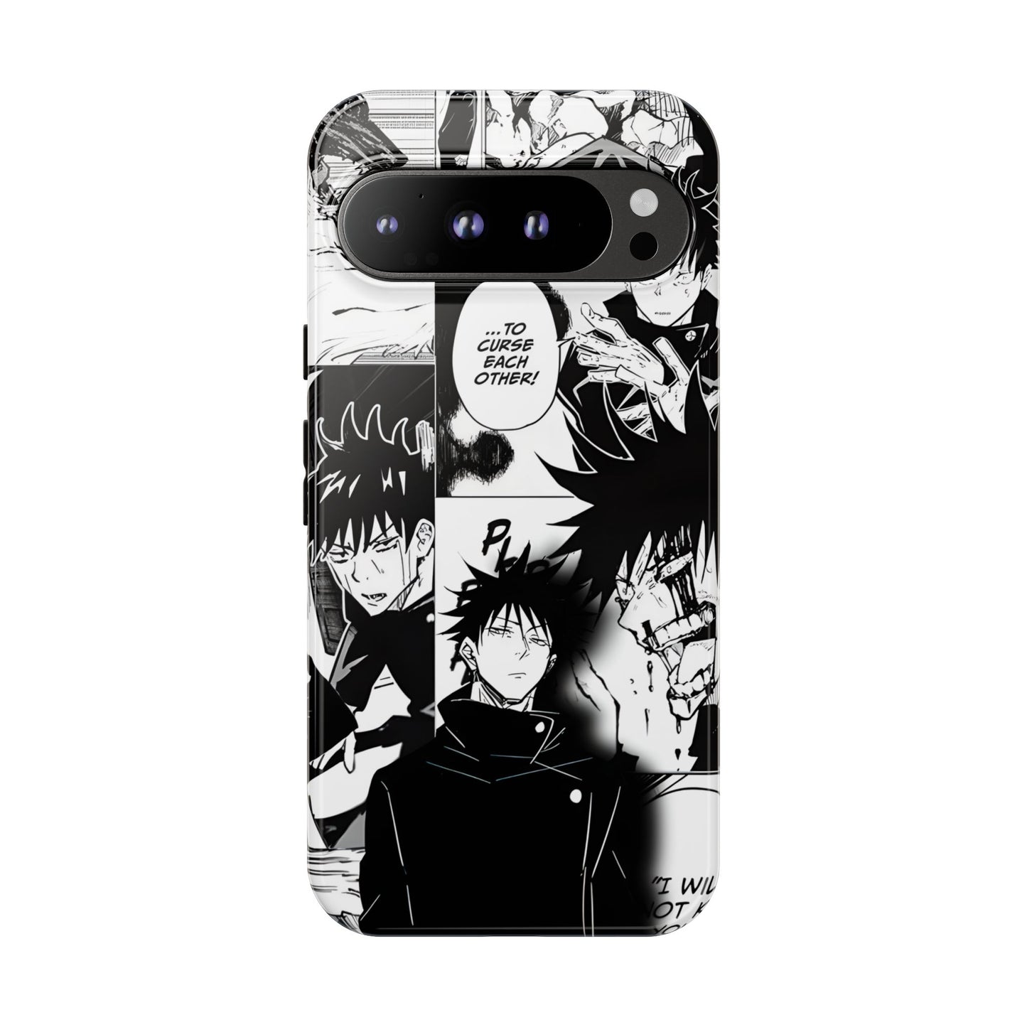 JJK Megumi Manga Style Phone Case