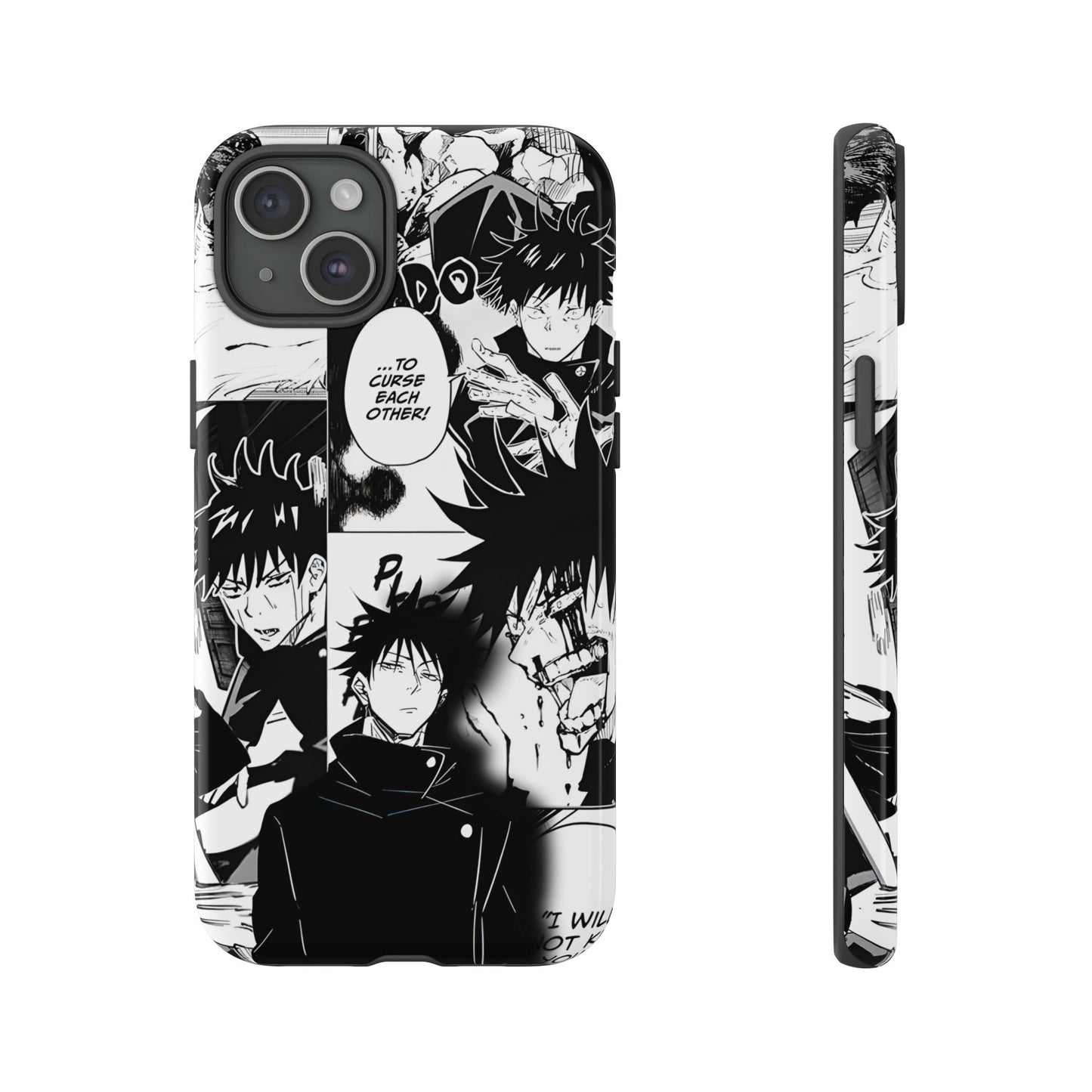 JJK Megumi Manga Style Phone Case