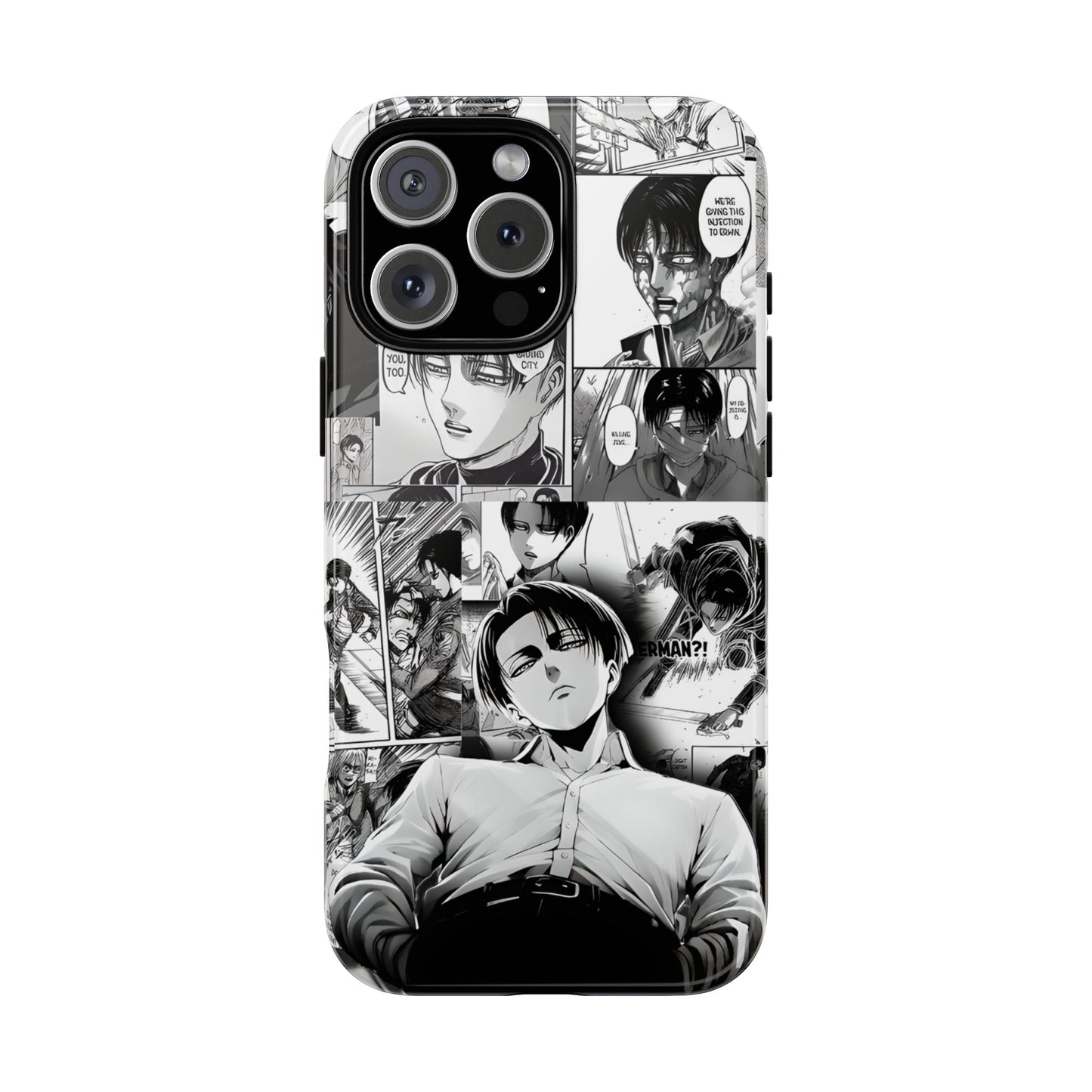AOT Levi Ackermann Manga Style Phone Case