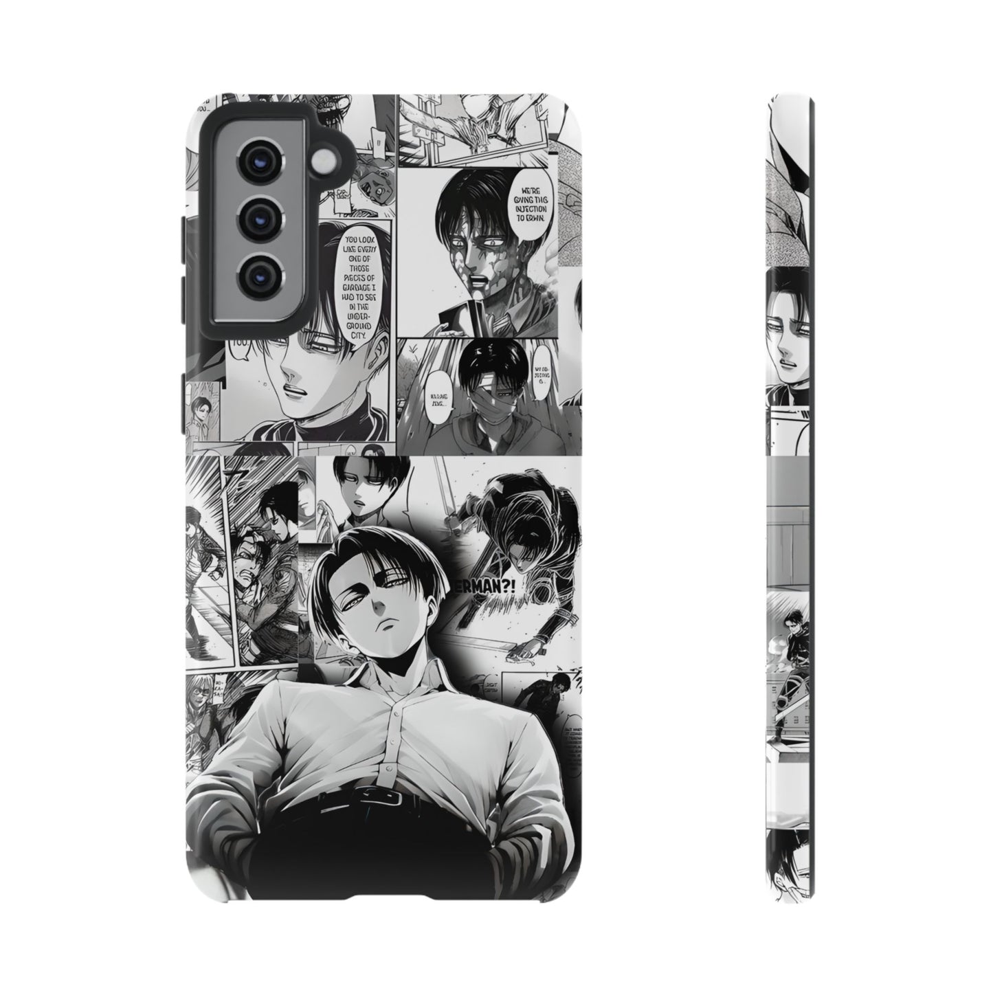 AOT Levi Ackermann Manga Style Phone Case