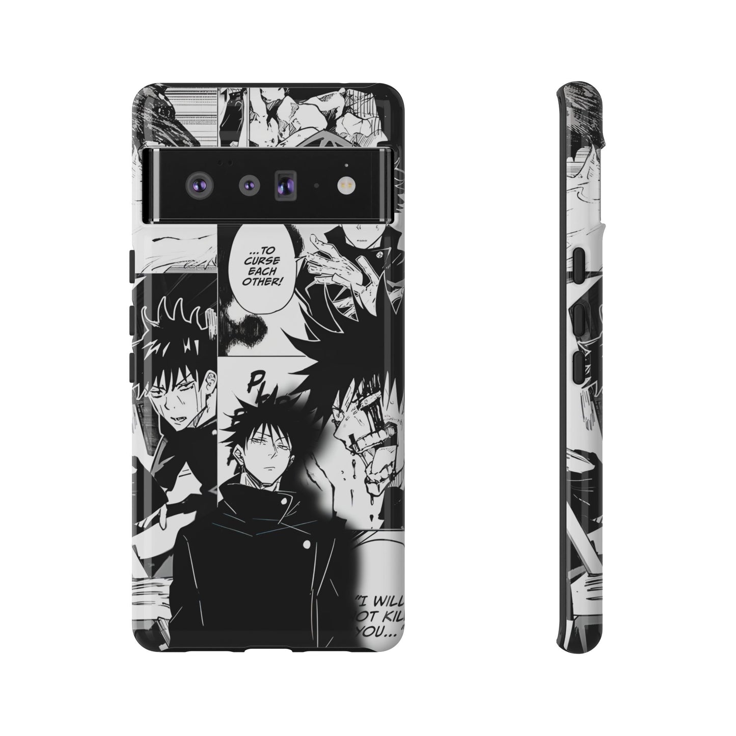JJK Megumi Manga Style Phone Case