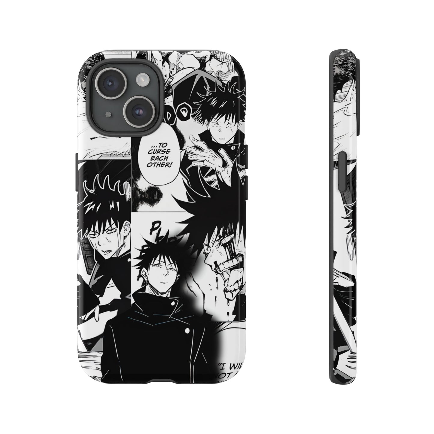 JJK Megumi Manga Style Phone Case