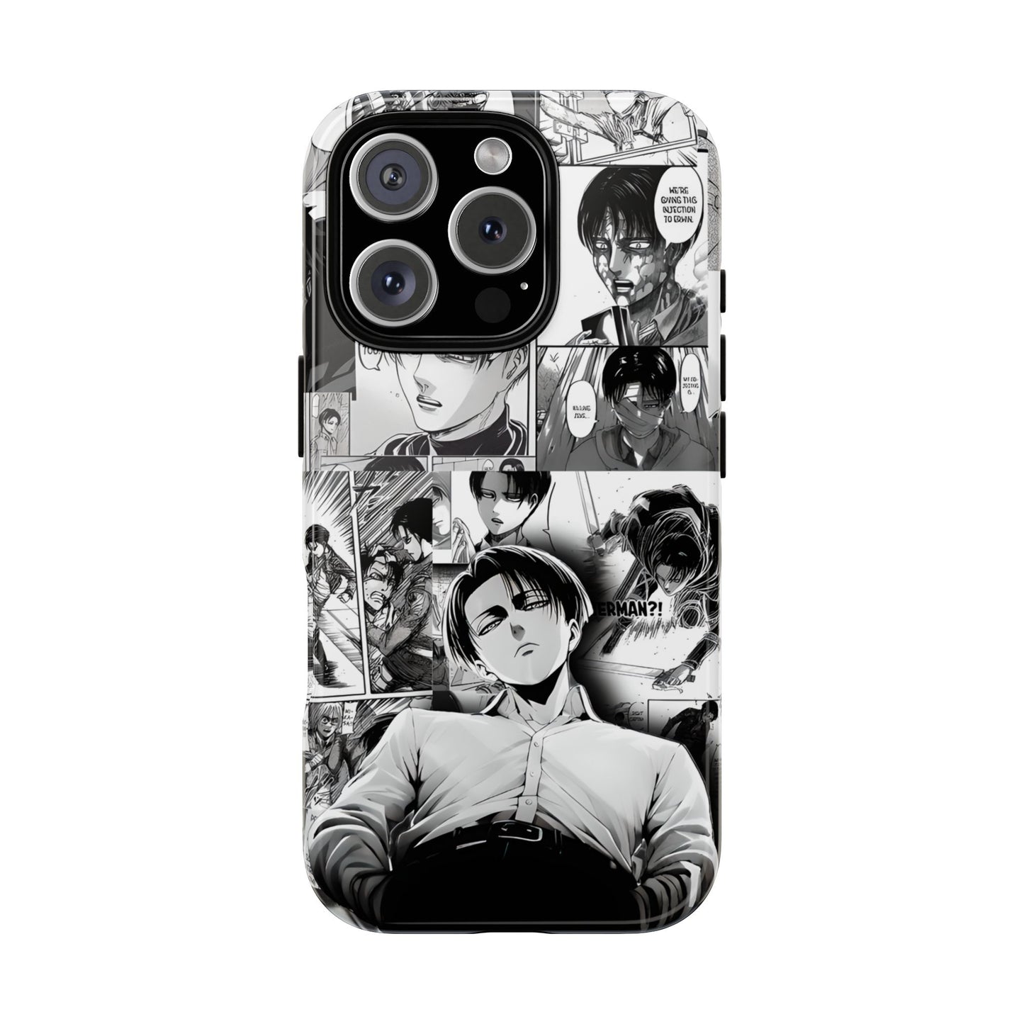 AOT Levi Ackermann Manga Style Phone Case