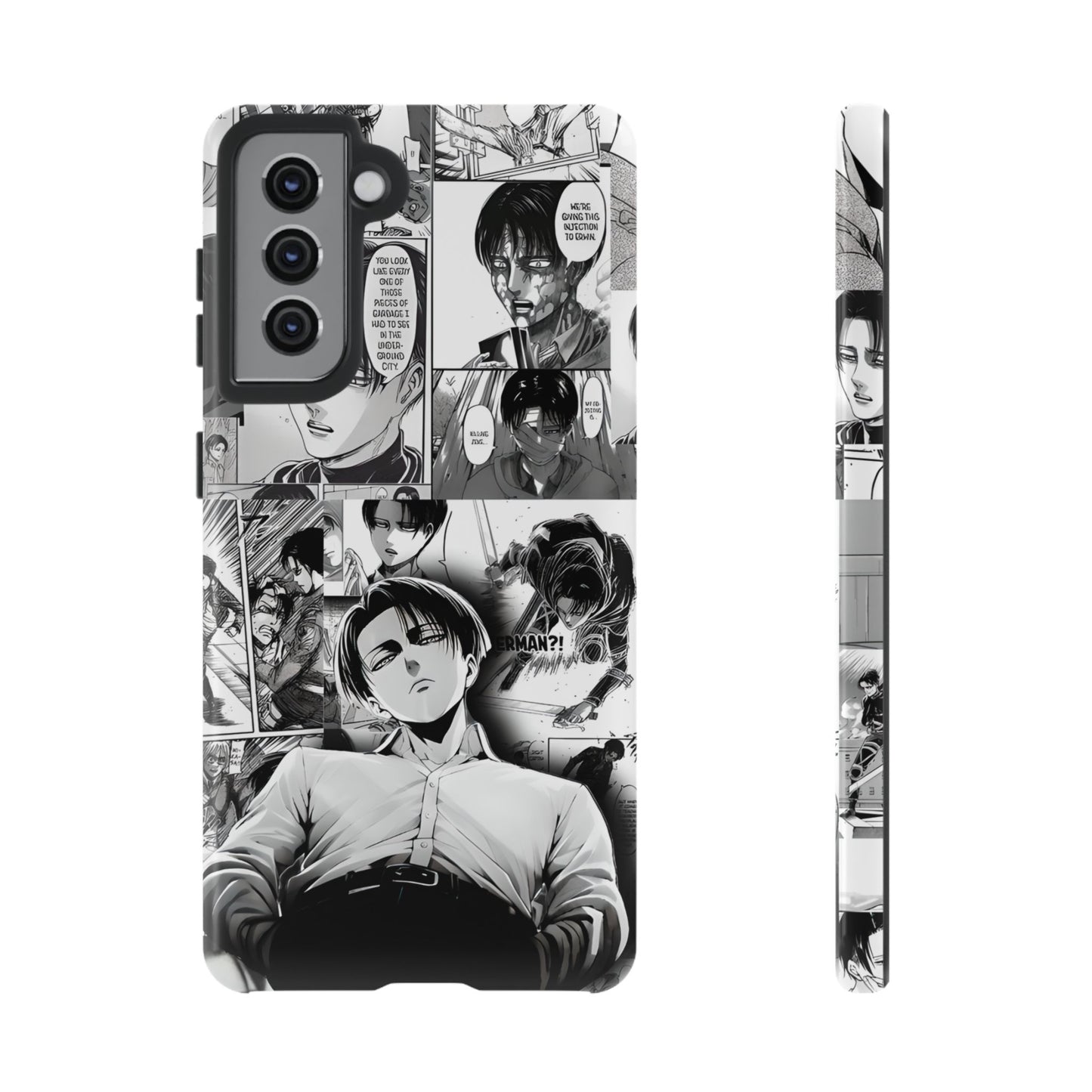 AOT Levi Ackermann Manga Style Phone Case