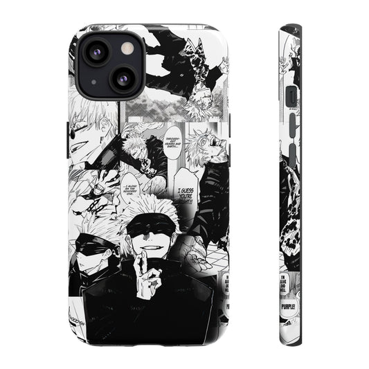 JJK Gojo Manga Style Phone Case