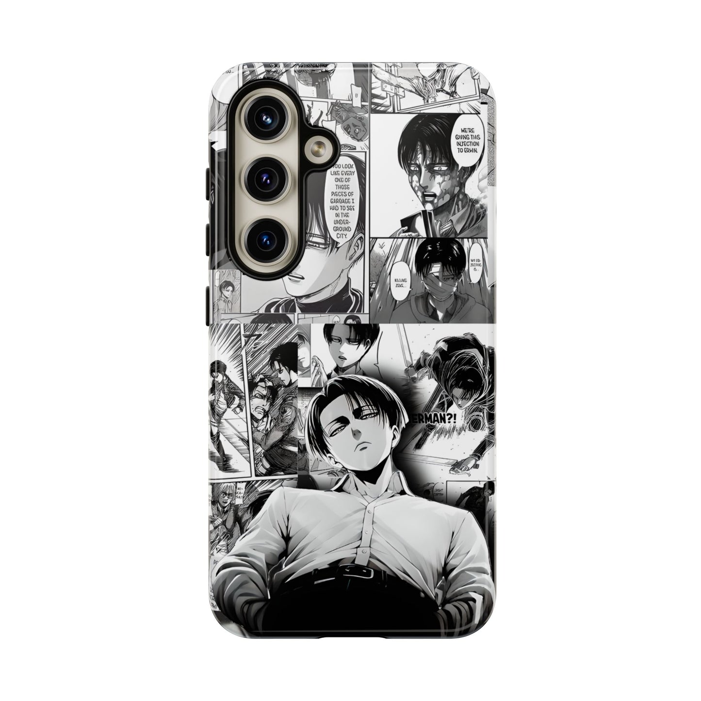 AOT Levi Ackermann Manga Style Phone Case