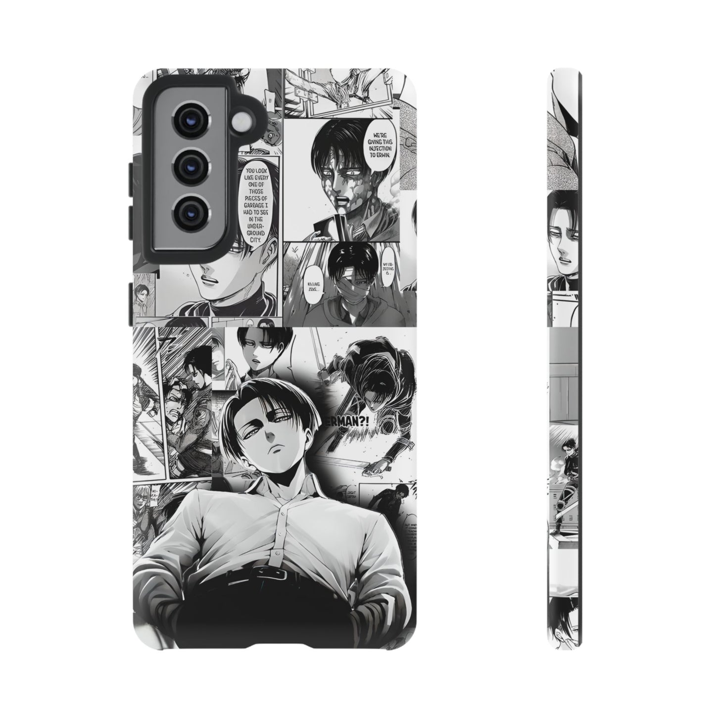 AOT Levi Ackermann Manga Style Phone Case