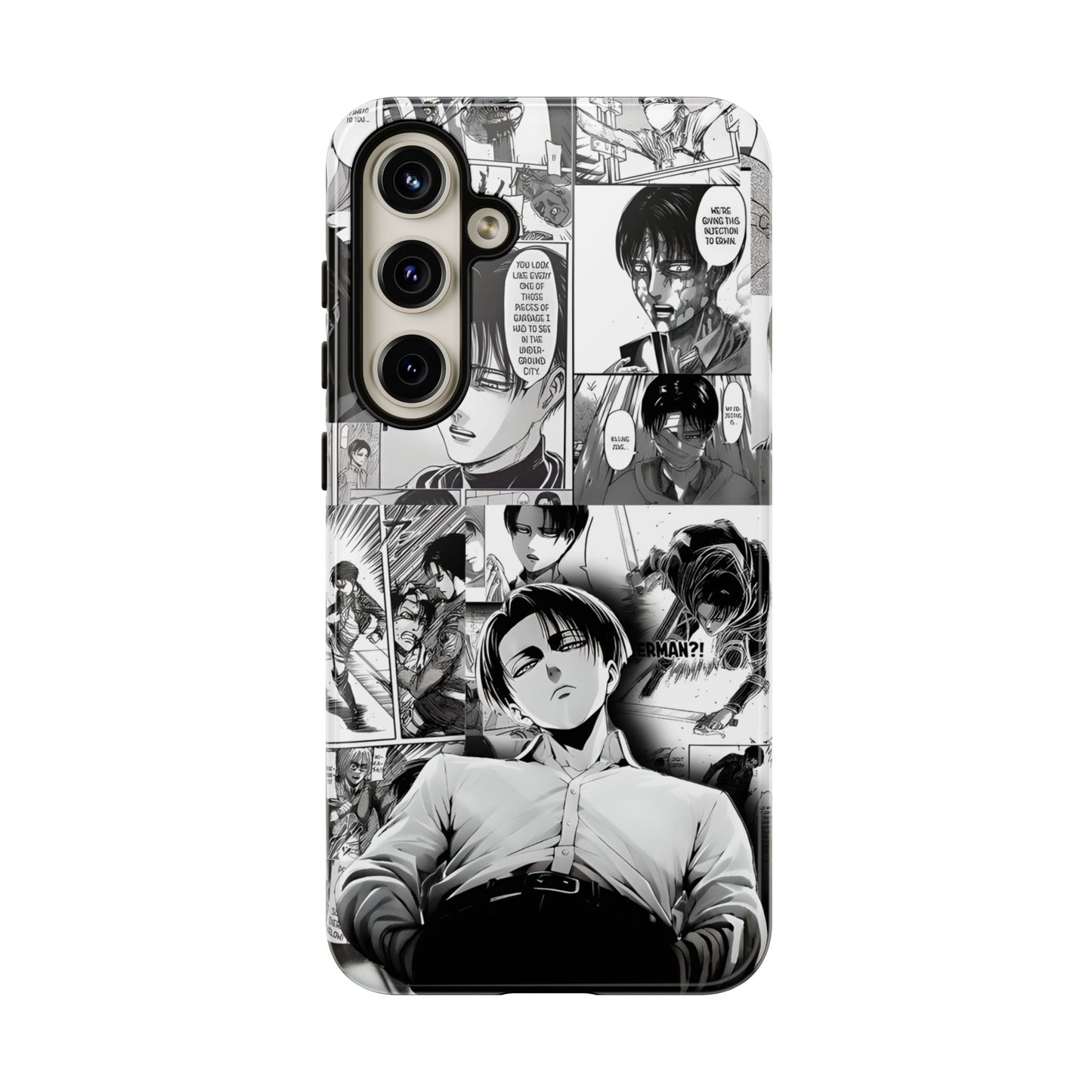 AOT Levi Ackermann Manga Style Phone Case