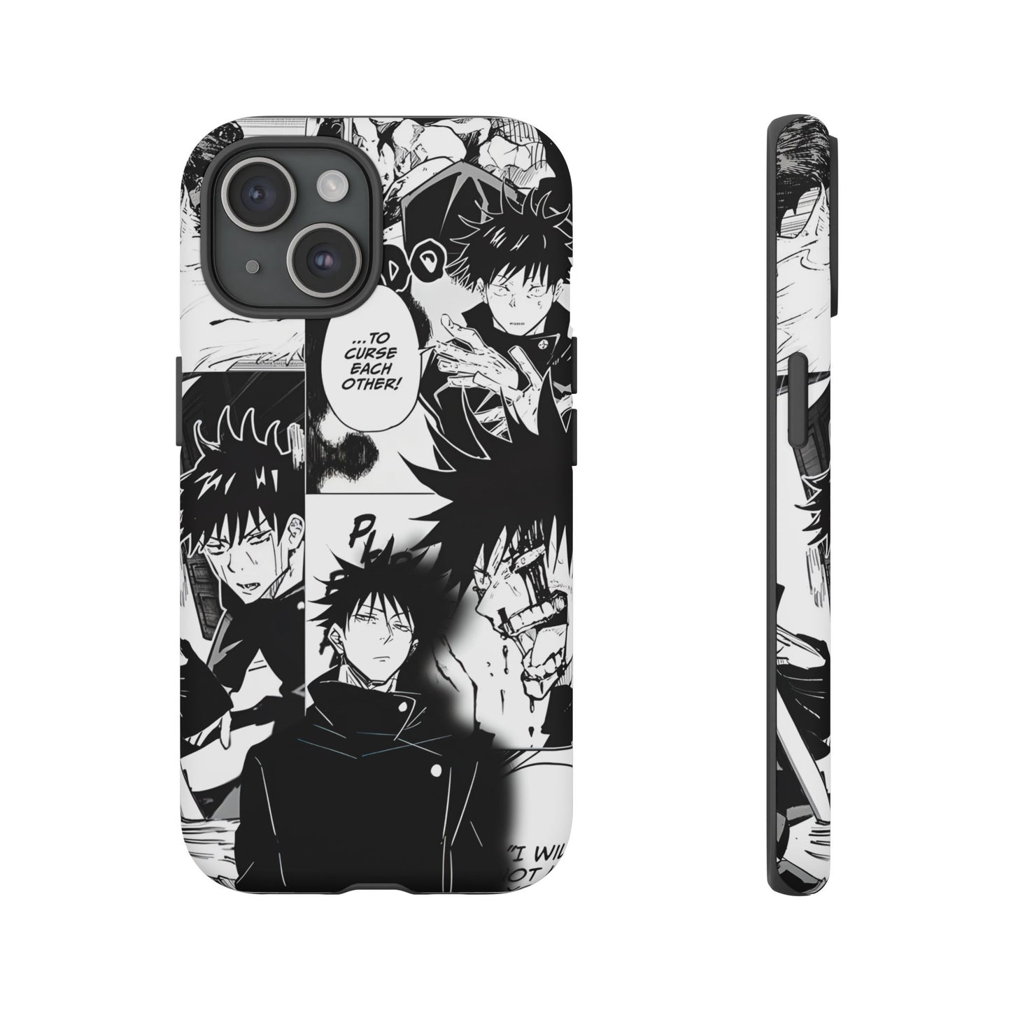 JJK Megumi Manga Style Phone Case